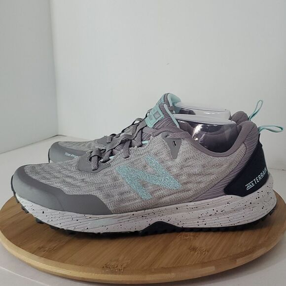 New Balance Nitrelv3 Trail Running Shoes Grey Teal Women's Size 10 - Picture 5 of 13
